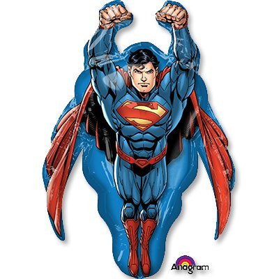 Шар фигура Супермен летящий 1207-2900