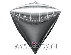 А 3D АЛМАЗ Б/РИС 17" Металлик Silver 1209-0032